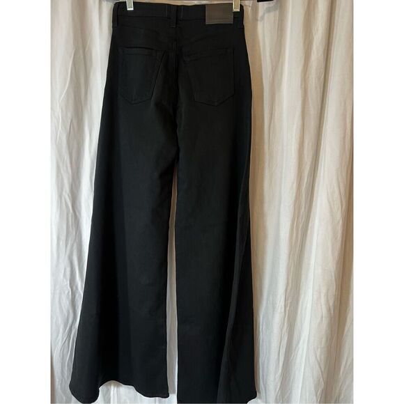Citizens of Humanity Women's Black Annina Corduroy Wide Leg Pants Size 24 NWOT - Picture 7 of 13